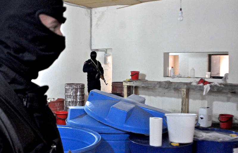 Le démantèlement du laboratoire de Xibraka