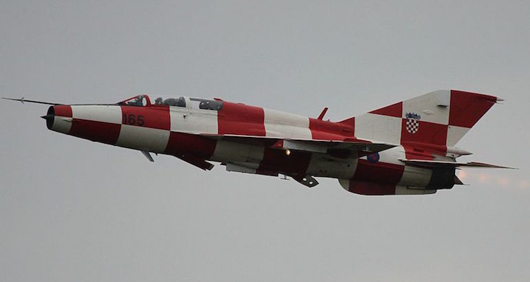 MiG-21UMD de l'armée croate