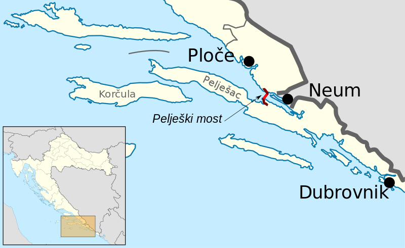 Entre Bosnie-Herzégovine et Croatie, nouvelle poussée de fièvre autour du pont de Pelješac