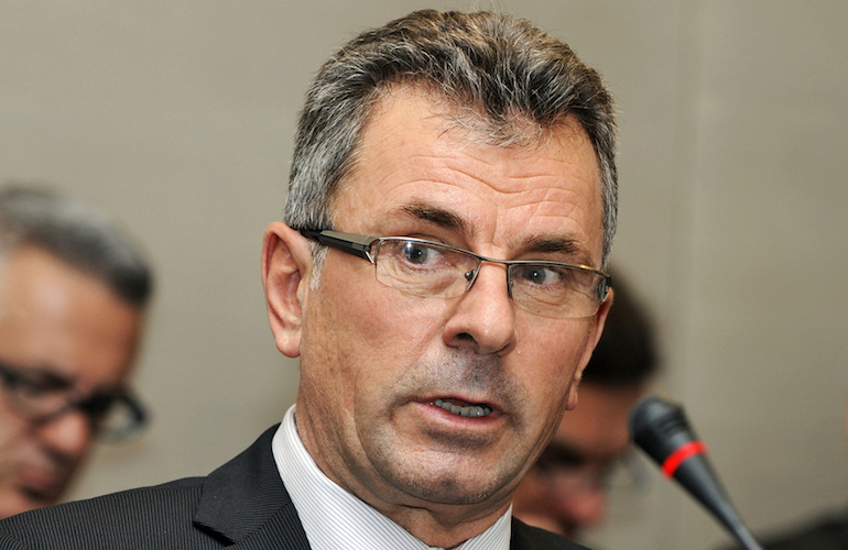 Visho Ajazi Lika, ancien chef du SHISH, les services secrets albanais.