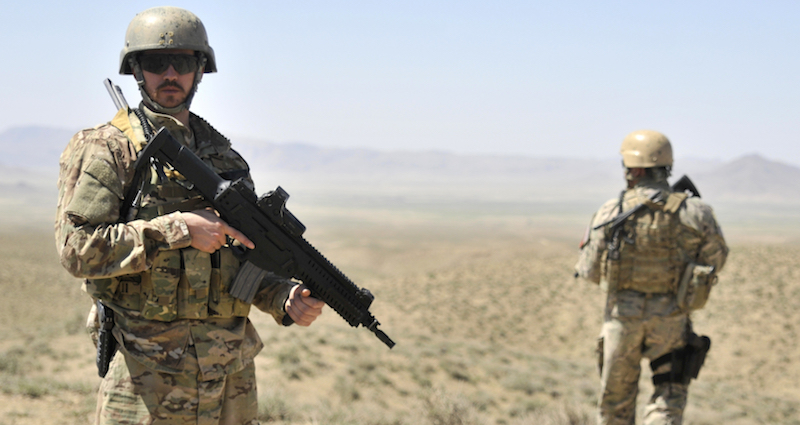 Soldats albanais en Afghanistan (mars 2013)