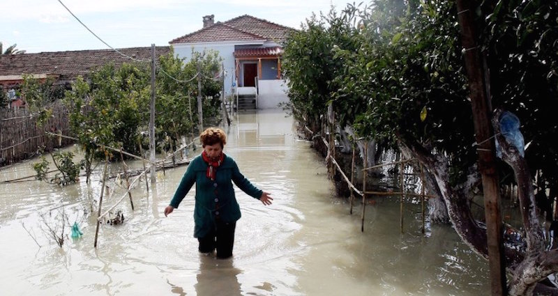 Des pluies torrentielles plongent l&rsquo;Albanie sous les eaux