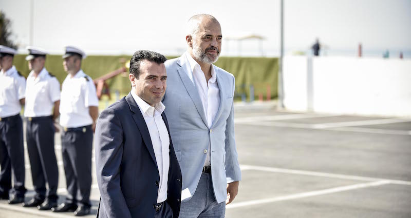 Edi Rama et Zoran Zaev veulent relancer les relations entre l&rsquo;Albanie et la Macédoine