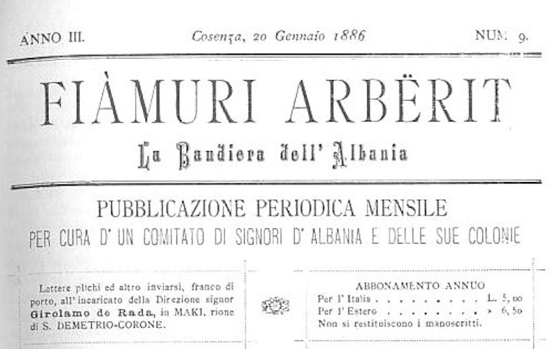 Blog • Editeurs, rédacteurs et noms des journaux concernant la nation albanaise dans les années 1848-1939