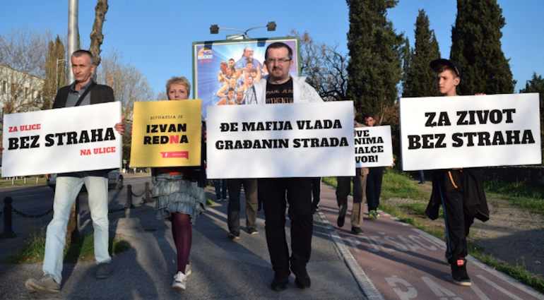 Monténégro : manifestation à Podgorica contre les règlements de comptes mafieux