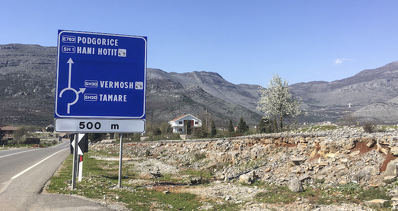 En Albanie, près de la frontière monténégrine