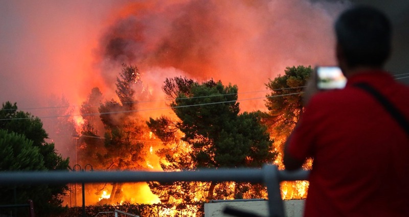 Grèce : la région d&rsquo;Athènes ravagée par de mortels incendies