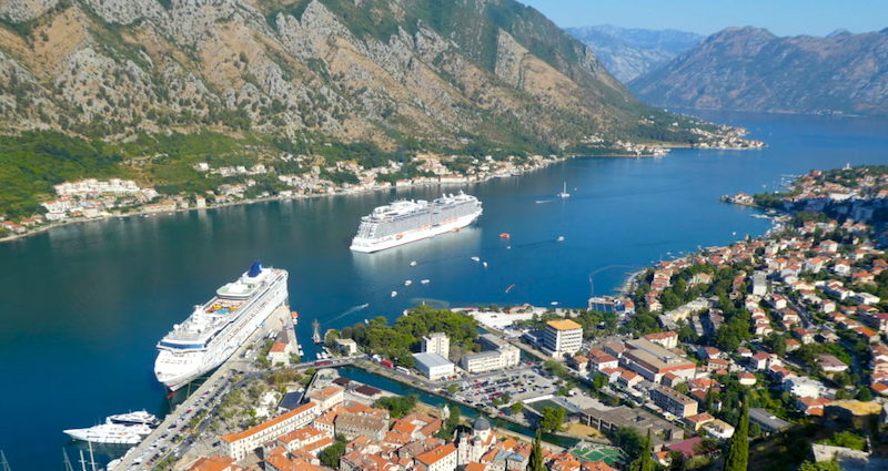 Monténégro : la pollution des paquebots de croisière menace les Bouches de Kotor