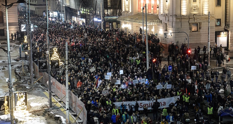 Serbie : la mobilisation contre le régime autoritaire du président Vučić ne faiblit pas