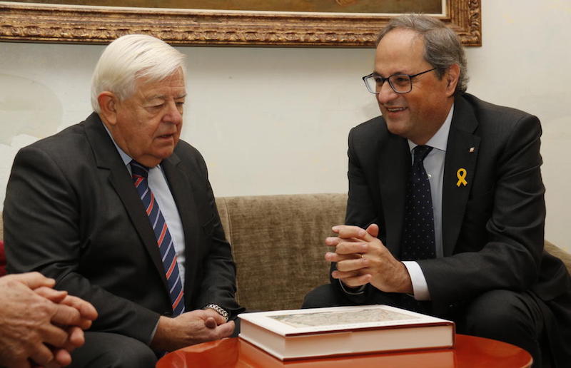Catalogne : le président Quim Torra cultive ses réseaux en Slovénie