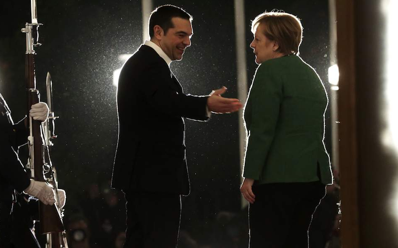 Grèce : Angela Merkel à Athènes en « soutien » à Alexis Tsipras