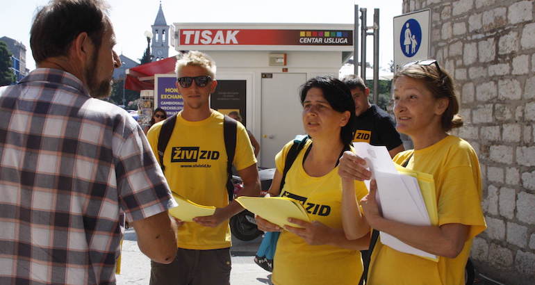 Croatie : Živi zid, le parti «&nbsp;post-idéologique&nbsp;» qui monte