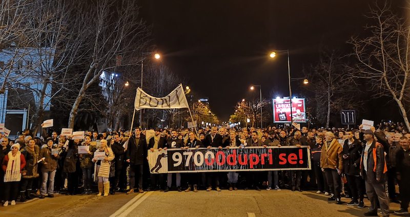Monténégro : des milliers de personnes dans la rue contre le régime Đukanović