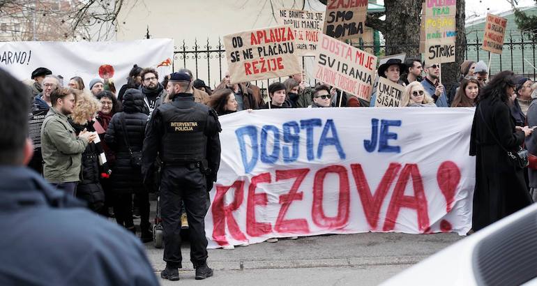 Croatie : le monde de la culture se révolte contre les coupes budgétaires