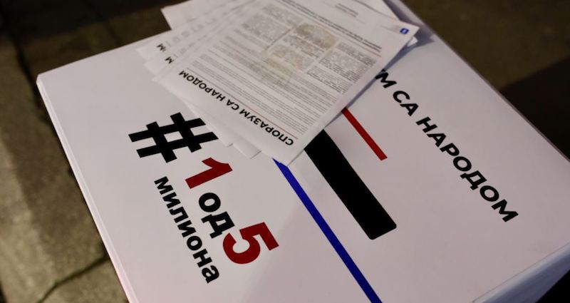 Serbie : les partis d&rsquo;opposition proposent un « accord avec le peuple »