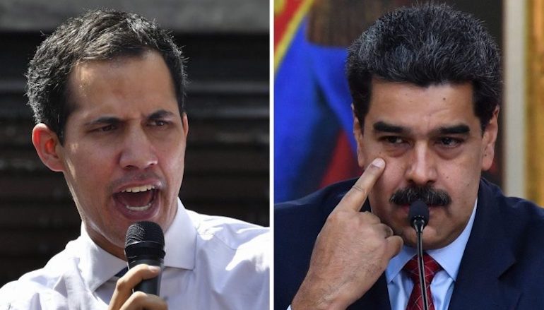 Juan Guaidó et Nicolás Maduro