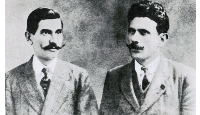 Panaït Istrati et Ştefan Gheorghiu à Brăila vers 1912