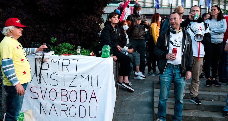 Mobilisation contre la dérive autoritaire en Slovénie : la coalition Janša sur la sellette&nbsp;?