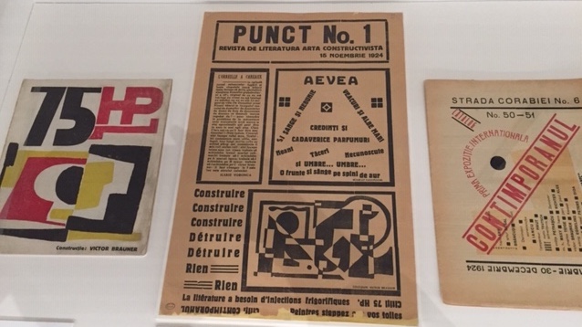 1924 : Construction, V. Brauner, 1er n° de la revue constructiviste Punct éditée par V.B., Contimporanul, principale publication de l'avant-garde roumaine 1924 : Construction, V. Brauner, 1er n° de la revue constructiviste Punct éditée par V.B., Contimporanul, principale publication de l'avant-garde roumaine