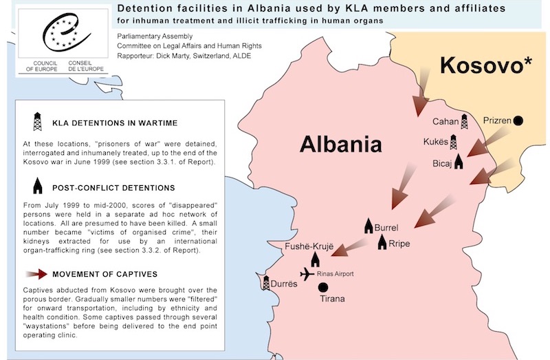 Albanie : une enquête très orientée sur les «supposées» prisons de l’UÇK