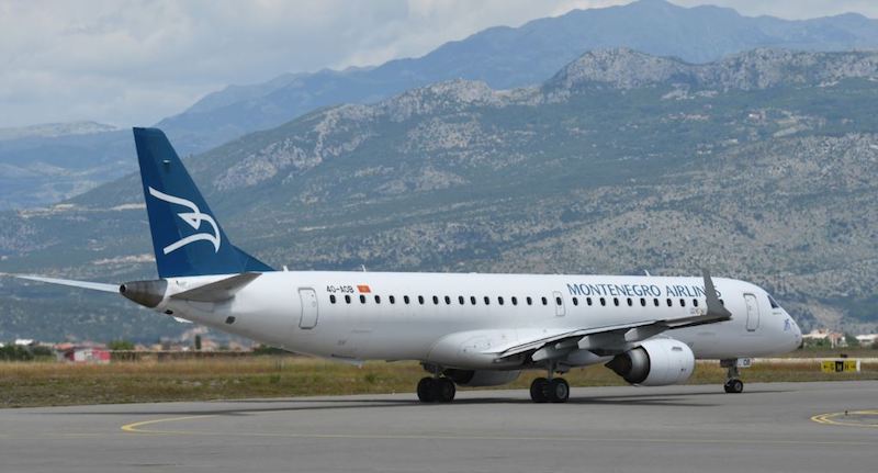 Atterrissage forcé pour Montenegro Airlines