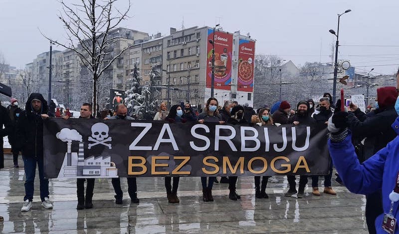 Serbie : des milliers de personnes dans les rues de Belgrade contre la pollution de l&rsquo;air