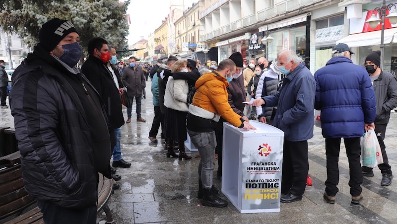 Macédoine du Nord : le VMRO-DPMNE mobilise contre le recensement