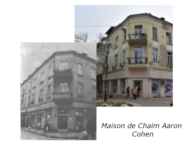 La maison de Chaim Aaron Cohen, 19, Pirotska, Sofia