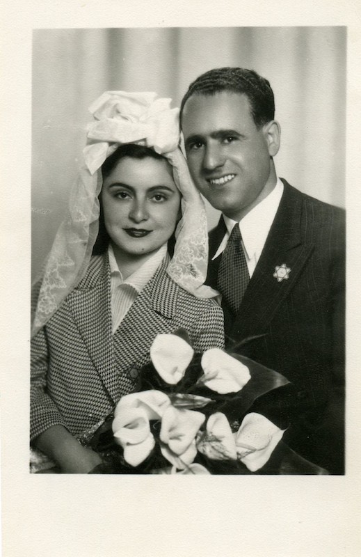 Yvette et son mari Leon, 1944