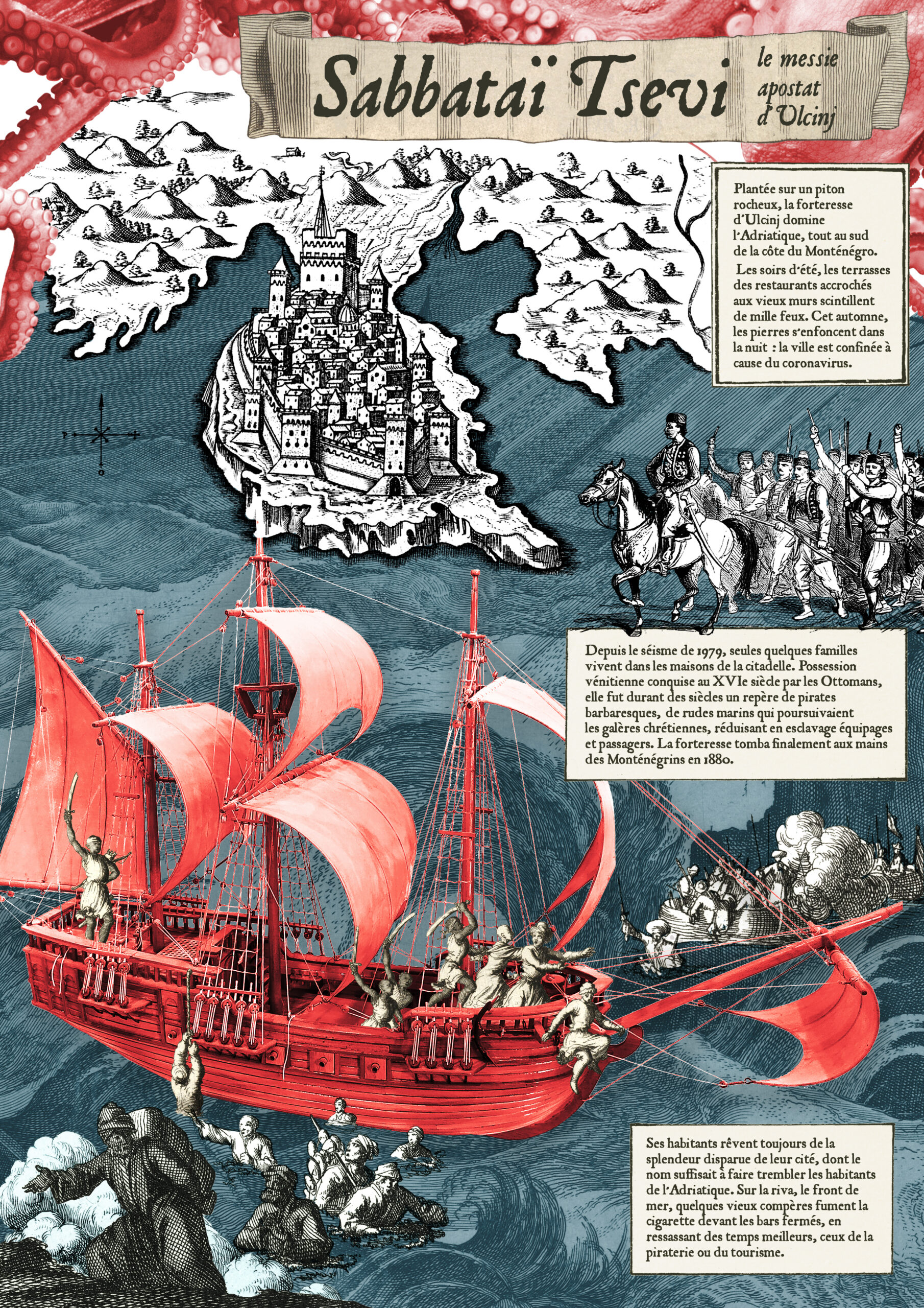 Mémoire des Juifs des Balkans (9/10) [récit dessiné] • Sabbataï Tsevi, le messie apostat d&rsquo;Ulcinj