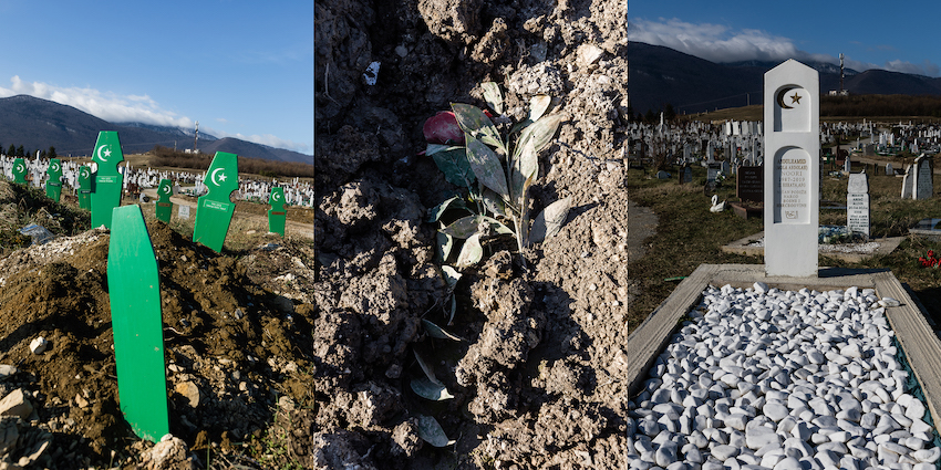 Bosnie-Herzégovine : le cimetière des réfugiés de Bihać