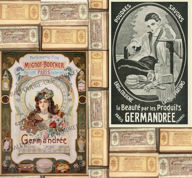 Cosmétiques Germandrée au temps des Mignot-Boucher Cosmétiques Germandrée au temps des Mignot-Boucher