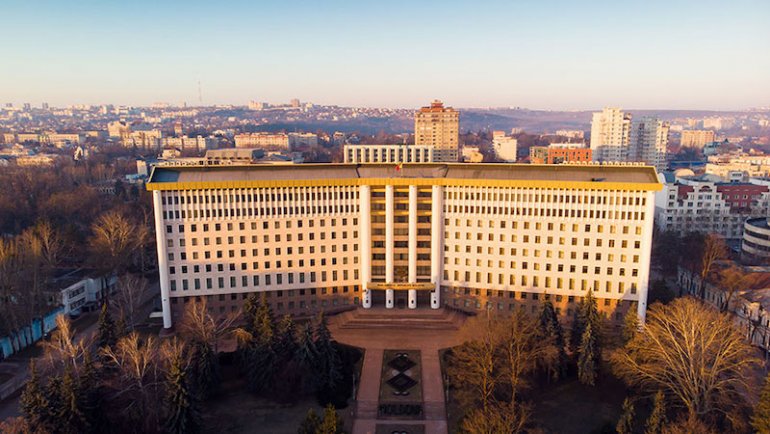 Le Parlement moldave, à Chișinău.