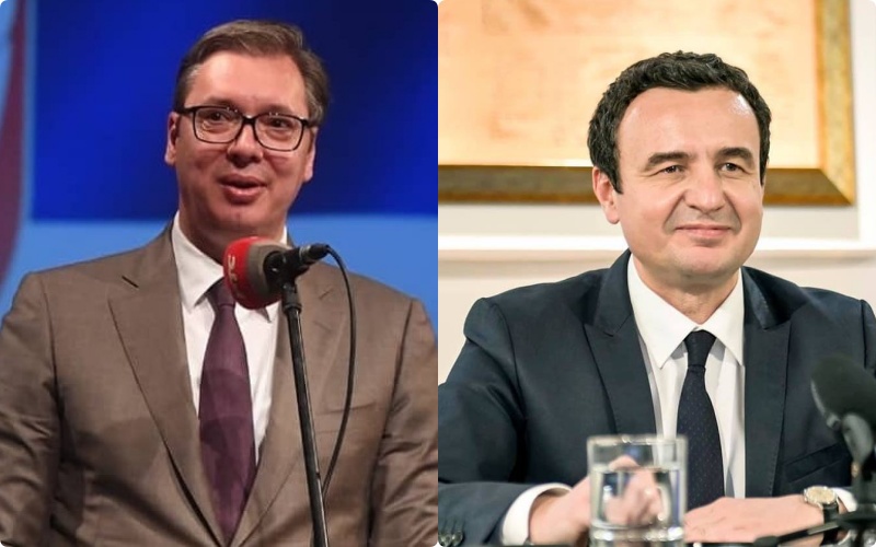 Première rencontre entre Albin Kurti et Aleksandar Vučić à Bruxelles