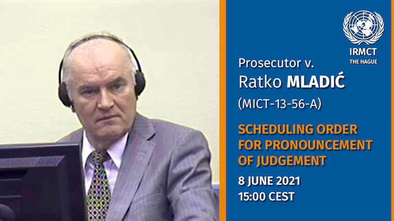 Génocide et crimes contre l’humanité : Ratko Mladić finira ses jours en prison
