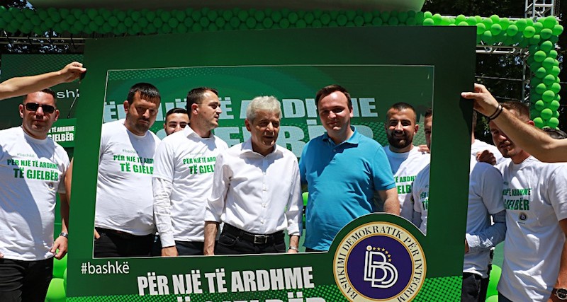 Macédoine du Nord : les Albanais du BDI se mettent au vert