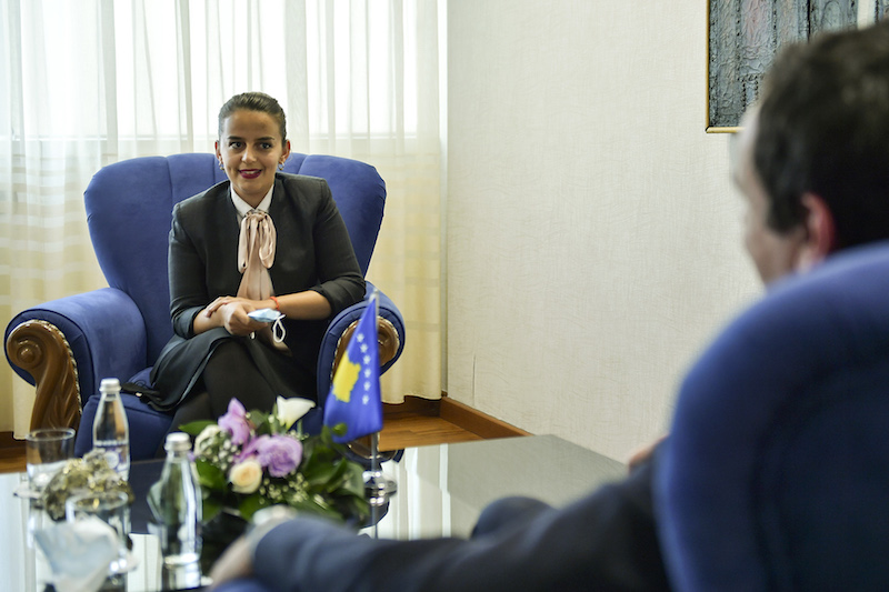 Rozafa Kelmendi, porte-parole du gouvernement Kurti