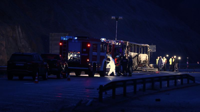 Bulgarie : 46 morts dans l&rsquo;accident d&rsquo;un bus de Macédoine du Nord