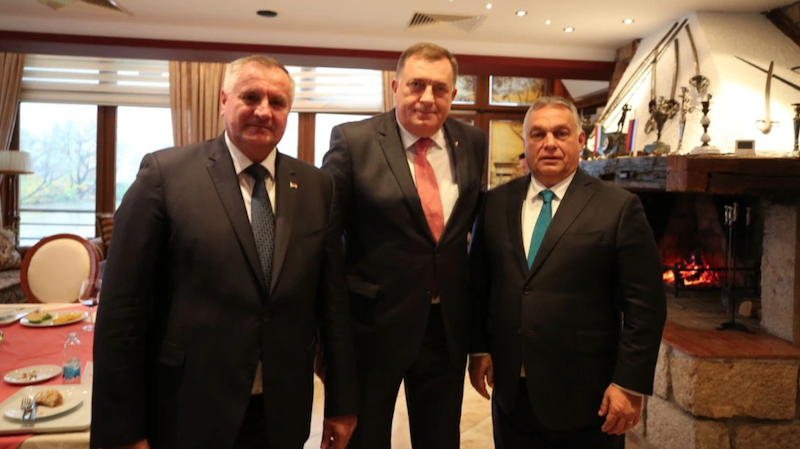 Bosnie-Herzégovine : Viktor Orbán rend visite à son ami Dodik