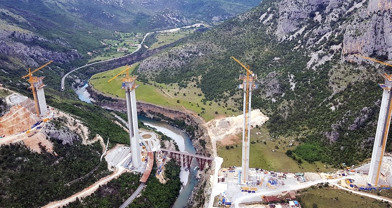 Monténégro : l&rsquo;autoroute Bar-Boljare, un chantier polluant au «coût exagéré»