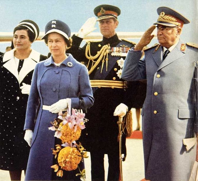 Quand Elisabeth II était venue rendre visite au Maréchal Tito