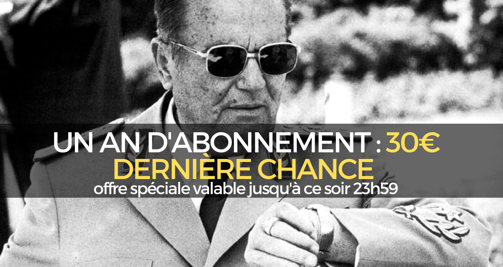 Offre exceptionnelle | Un an de Courrier des Balkans à 30 euros, ça finit ce soir !