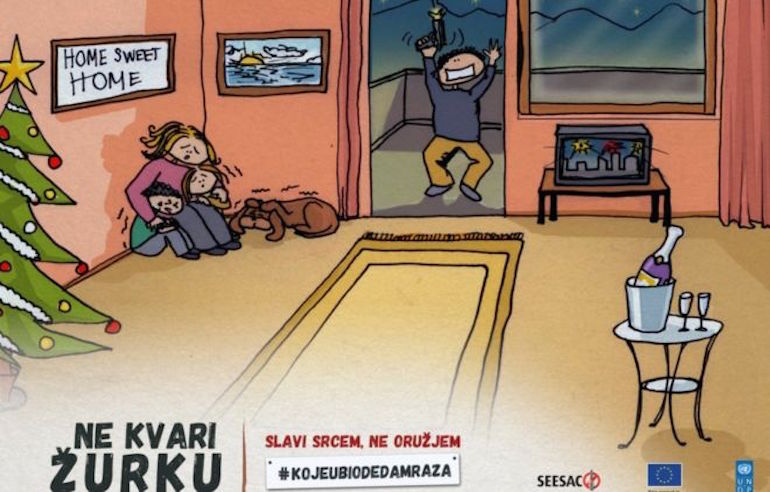 Qui a tué le Père Noël : une campagne contre les coups de feu «festifs» dans les Balkans