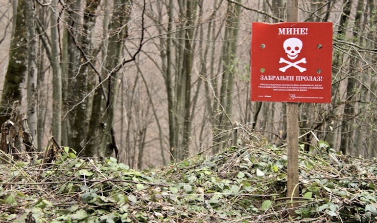 Infographie : les mines dans les Balkans, un fléau toujours actif