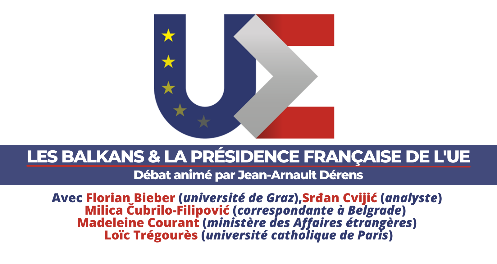 Replay | webinaire • la présidence française de l&rsquo;Union européenne et les Balkans