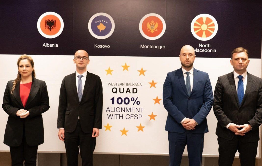 Western Balkans Quad, une nouvelle initiative pour réunir les pays alignés avec l&rsquo;UE et l&rsquo;Otan