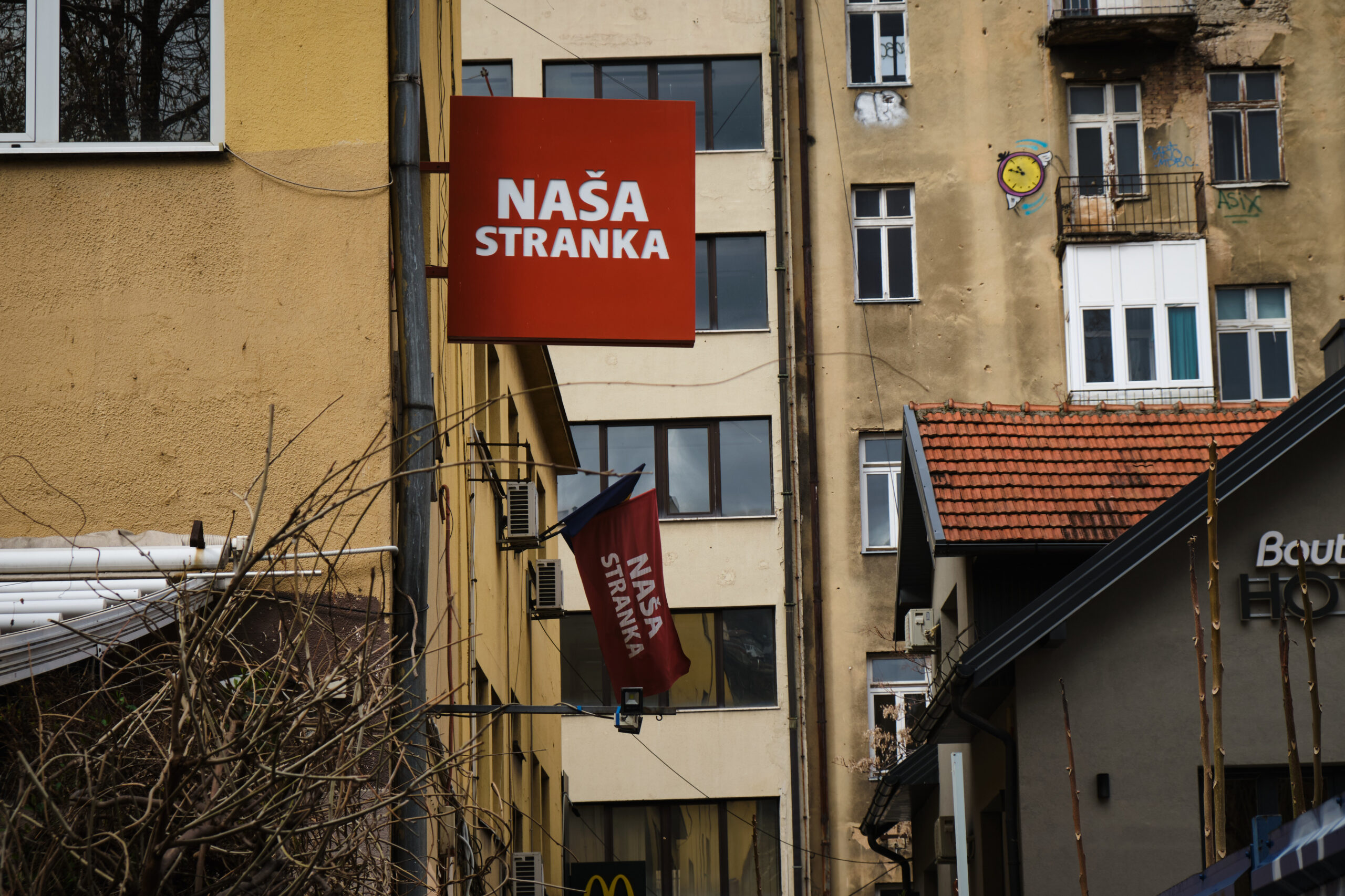Le siège du parti à Sarajevo