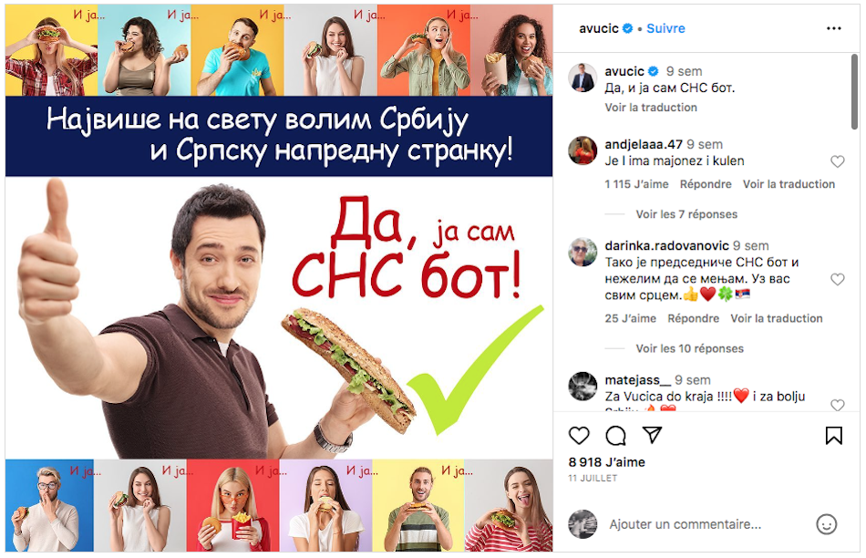 Serbie : qui se cache dans l&rsquo;armée des «bots» pro-Vučić ?