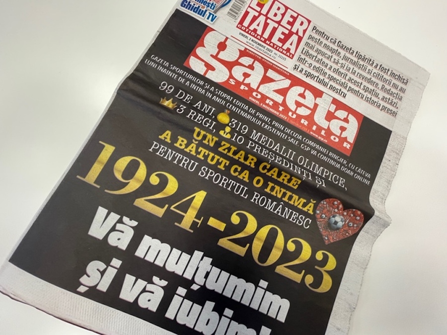 Roumanie : comment le groupe Ringier a sacrifié la Gazeta Sporturilor