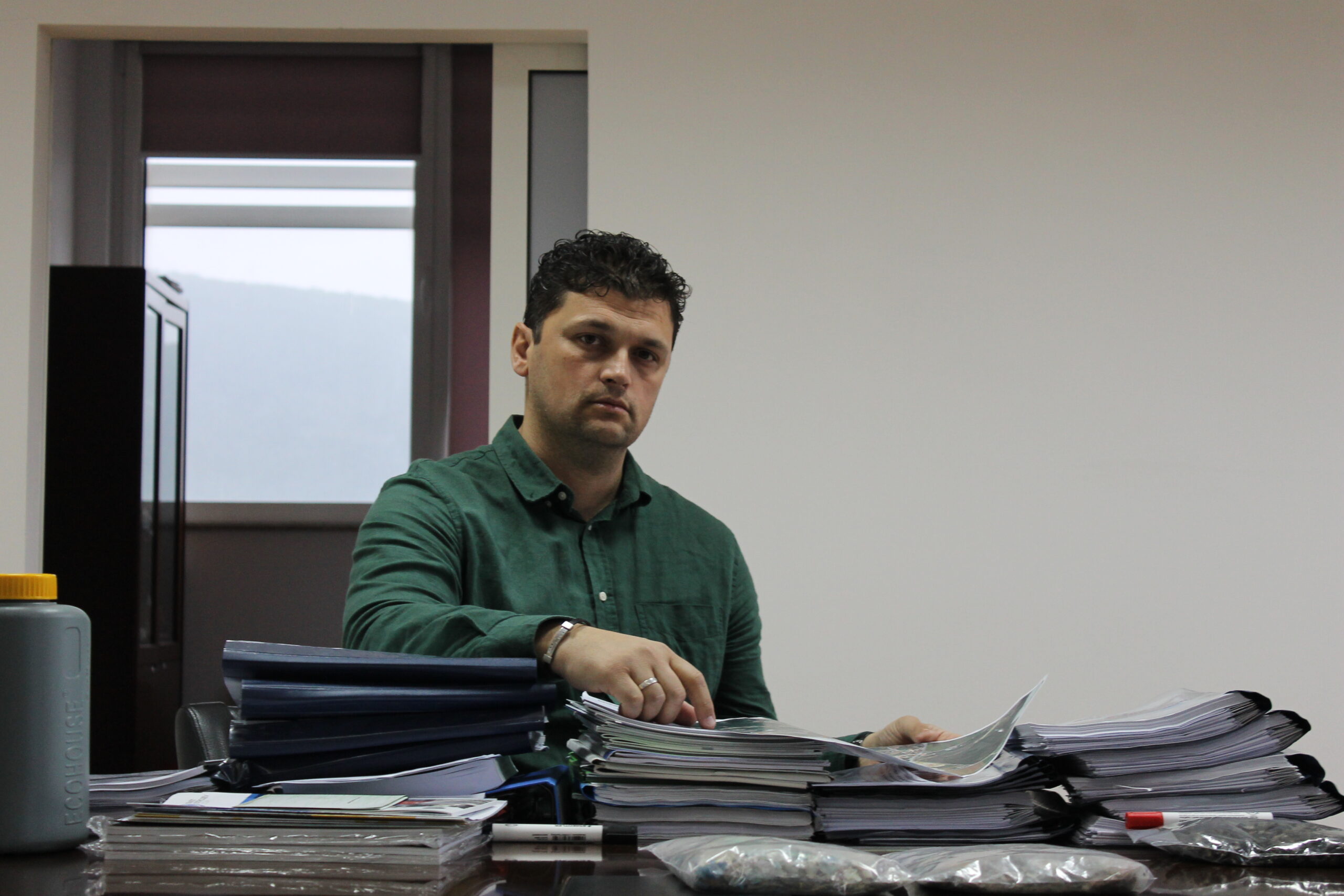 Mirhad  Grebović, le directeur de la déchetterie d'Uborak.